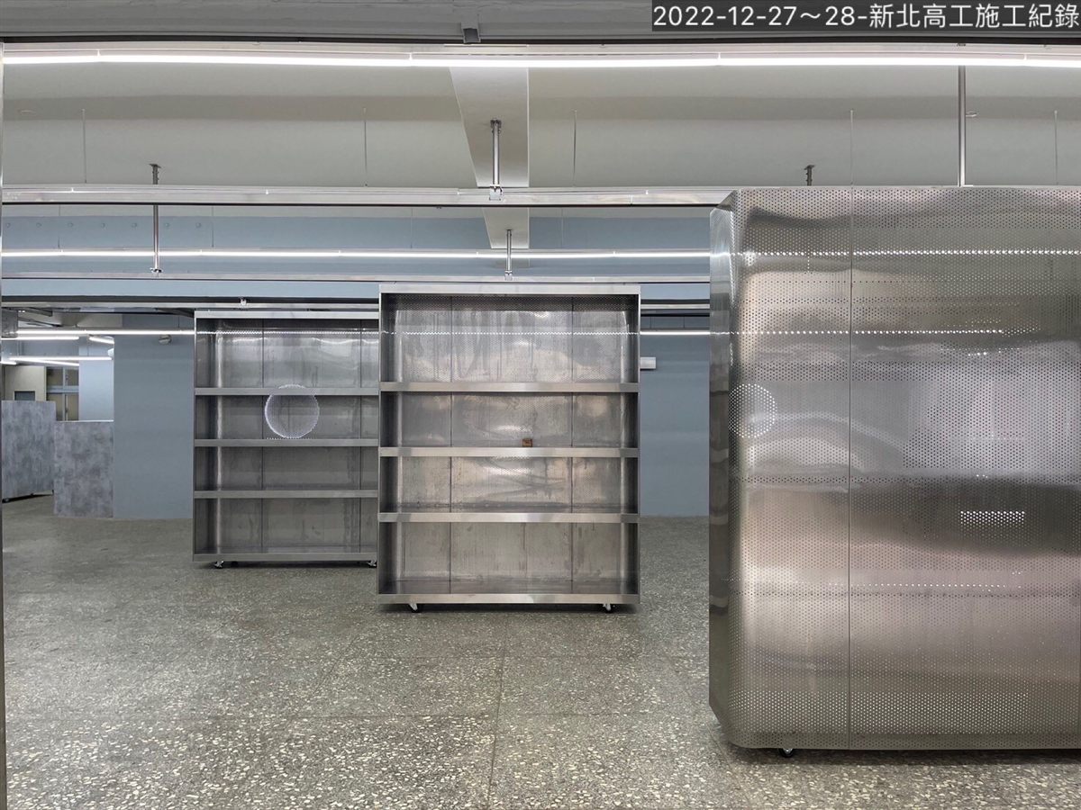 新北高工模具科實習工場廊道改造2